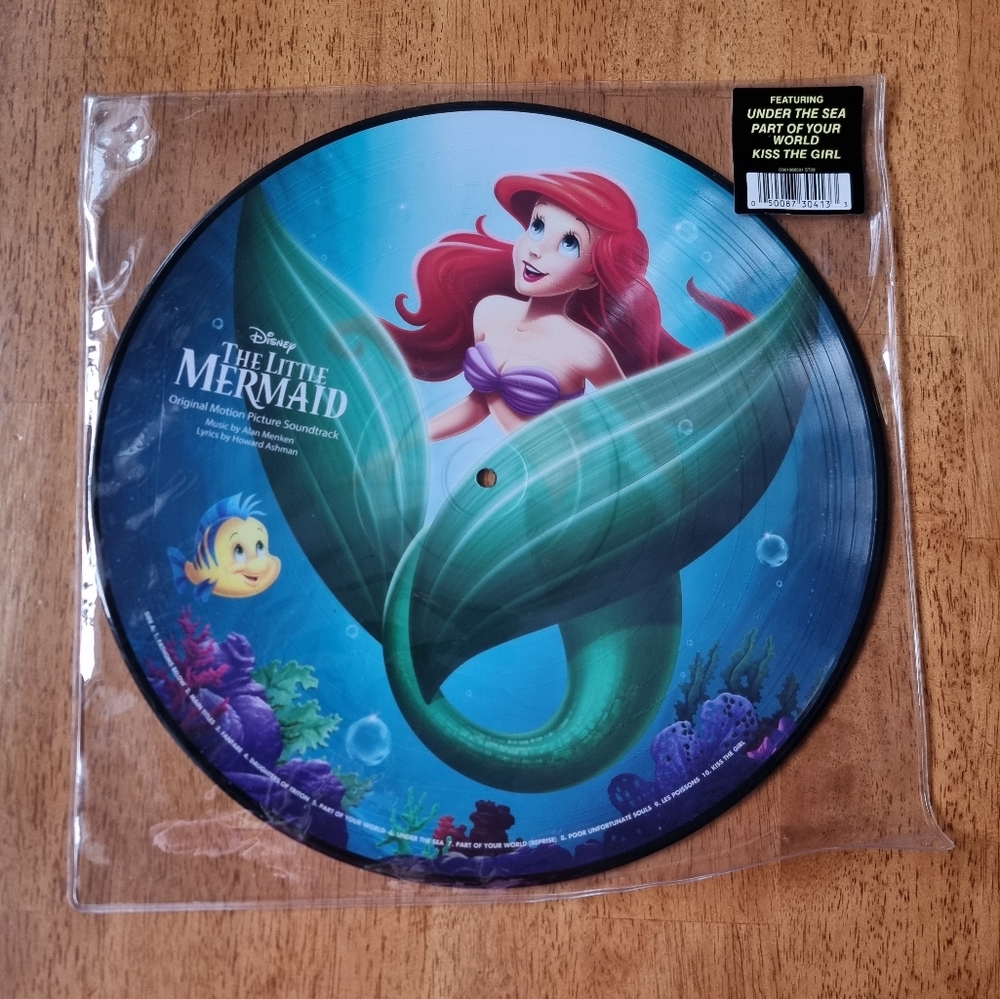 🆕️ Disney The Little Mermaid Vinyl Picture Record LP